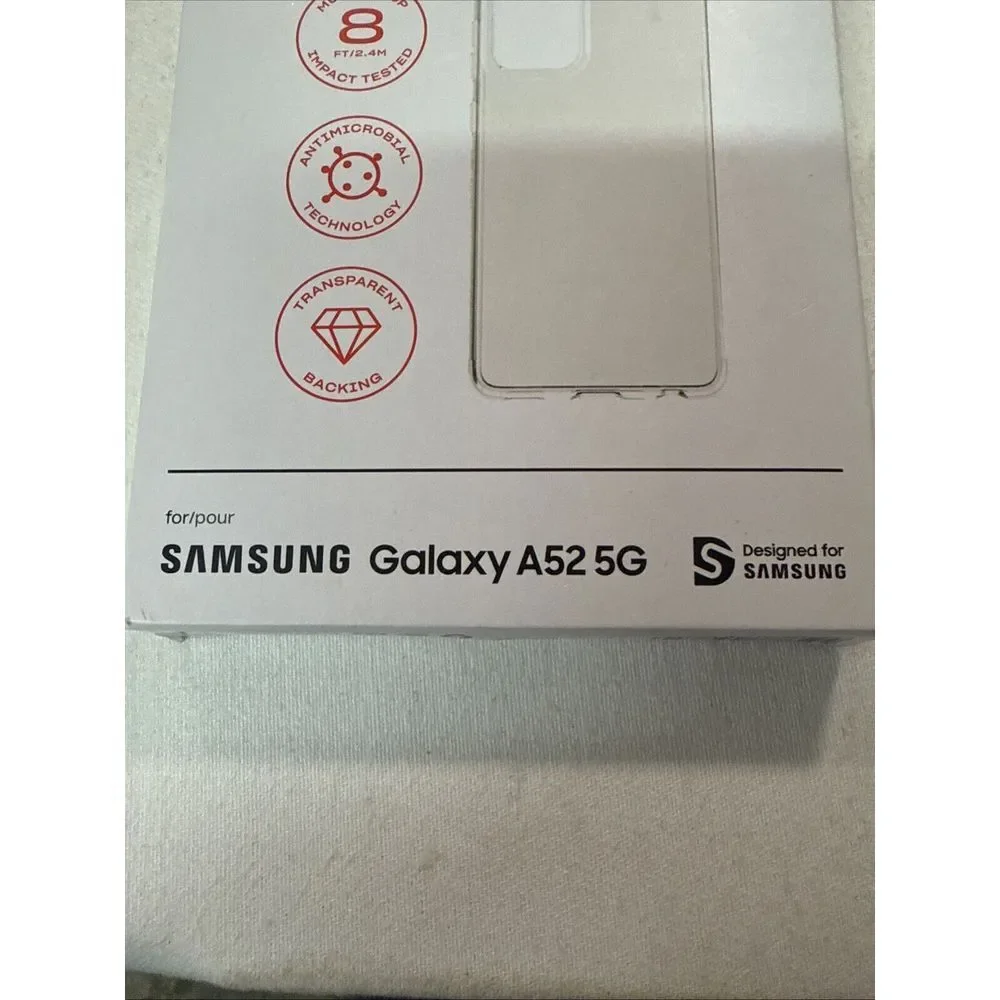Clear Tech 21 Evolite Samsung Galaxy A52 5G‎ Case, Christmas, Birthday